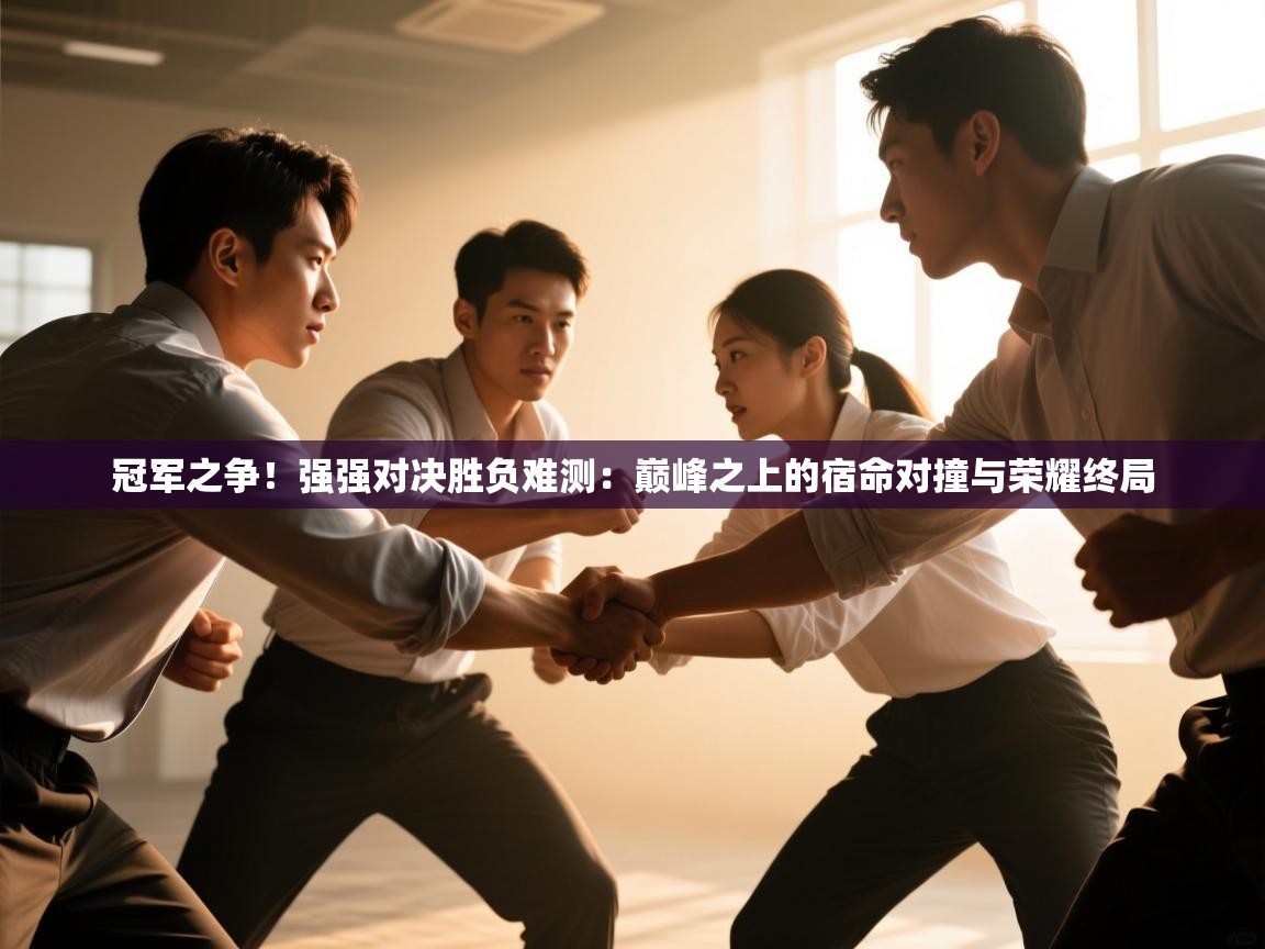 冠军之争！强强对决胜负难测：巅峰之上的宿命对撞与荣耀终局